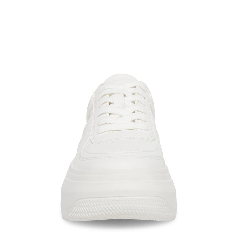 White Steve Madden Perrin Women's Sneakers | PH 3916DHK